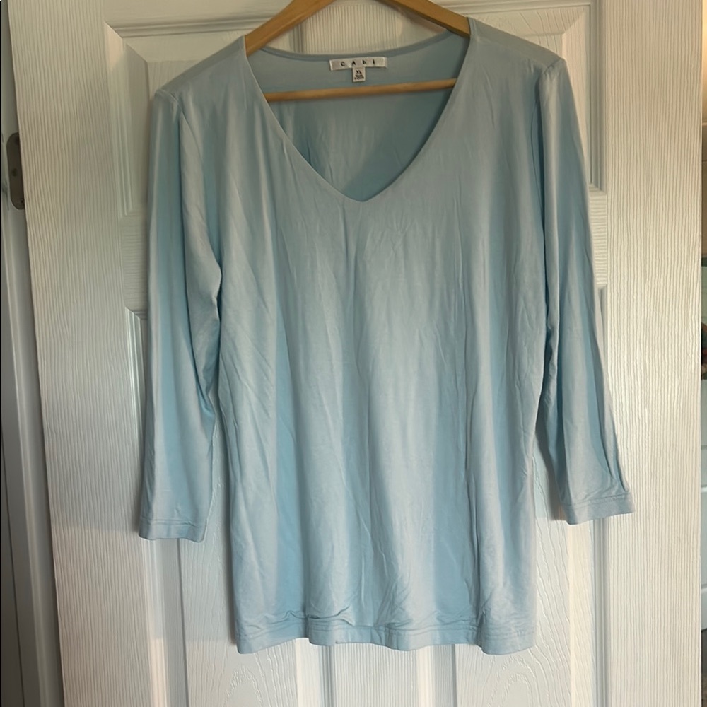 Cabi 3/4 length scoop neck